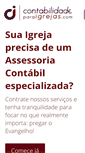 Mobile Screenshot of contabilidadeparaigrejas.com